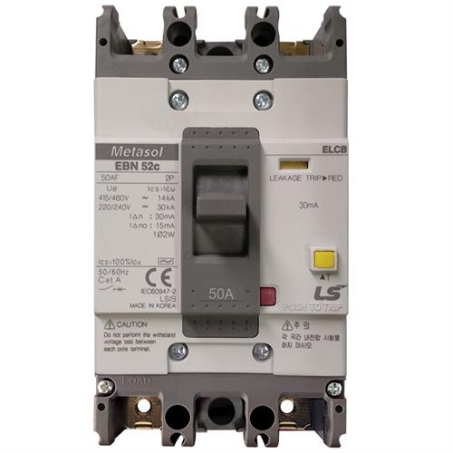 ELCB LS 2P 50A 30mA 30kA ( EBN52c )